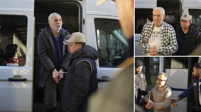 Sağlık kontrollerinin ardından 34 zanlı Çağlayan'daki İstanbul Adliyesi'ne sevk edildi.  