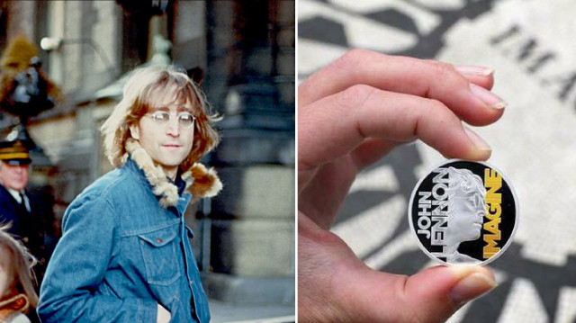 İngiltere Kraliyet Darphanesi, John Lennon’ın 85. doğum günü için özel hatıra parası bastı.