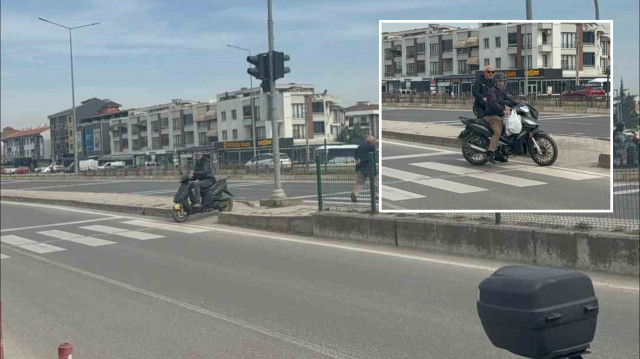 Yaya geçidini kullanan motosikletlere ceza yağdı