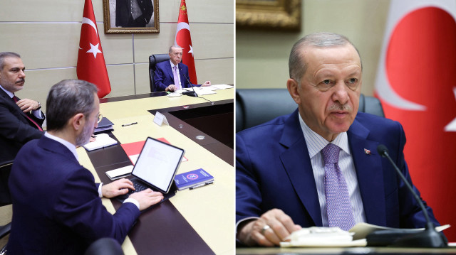 Cumhurbaşkanı Erdoğan, Milli Savunma Üniversitesinde Çevrimiçi Liderler Toplantısı'na katıldı.