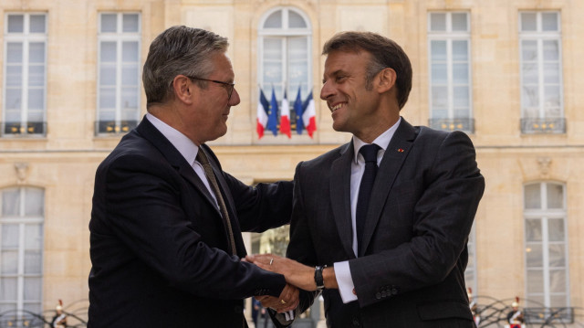 Le Premier ministre britannique Keir Starmer et le Président français Emmanuel Macron.