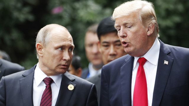 Президент США Дональд Трамп и президент России Владимир Путин.