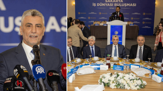 Ticaret Bakanı Ömer Bolat, Serdivan ilçesindeki bir salonda AK Parti İl Başkanlığı'nın düzenlediği "Geleneksel Esnaf, Eşraf ve İş Dünyası Buluşması" iftar programına katıldı. Bolat, burada konuşma yaptı.