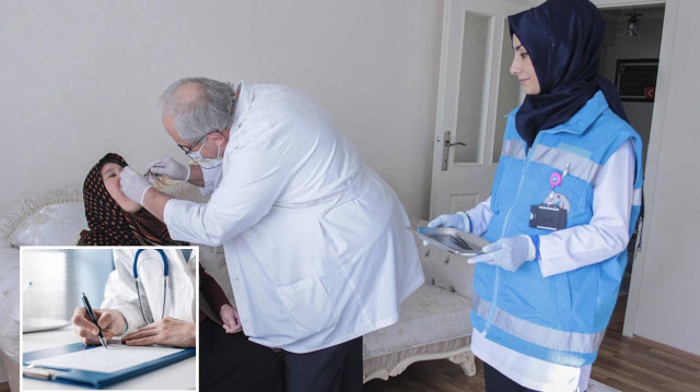 Evde Sağlık Hizmeti Sunumu sağlık hizmetine ihtiyacı olduğu tespit edilen bireylere hizmet götürmeye devam ediyor. 
