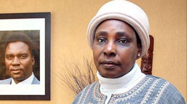 La veuve de Juvénal Habyarimana, ancien président du Rwanda, Agathe Kanziga.