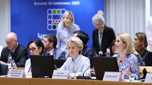 La Présidente de la Commission européenne, Ursula von der Leyen, et le Haut représentant de l'UE pour les affaires étrangères et la politique de sécurité, Kaja Kallas.