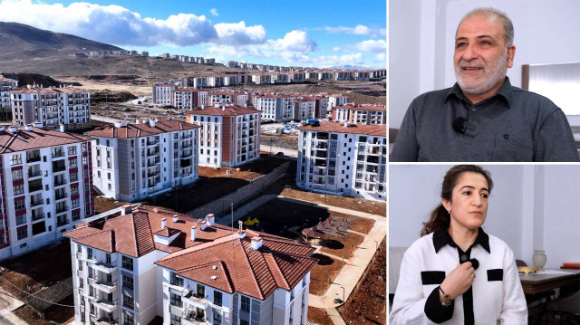 Bakan Kurum, yeni konutlarına yerleşen depremzede çiftin görüntülerini paylaştı.