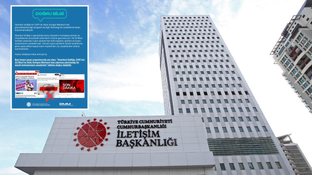 İletişim Başkanlığı, CHP'nin ön seçim buluşmasına yönelik herhangi bir yasaklama kararının bulunmadığını kaydetti.