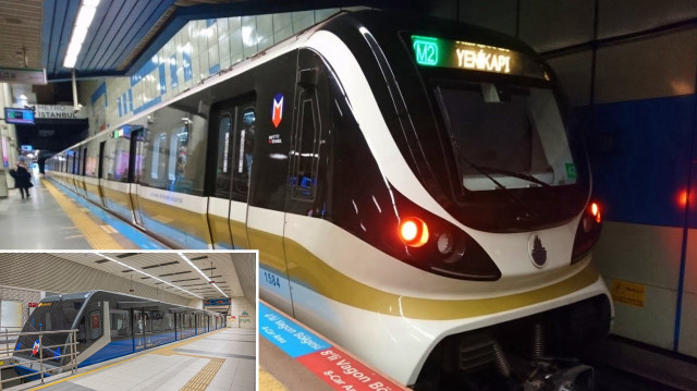 Yenikapı-Hacıosman metro hattında bazı duraklar işletmeye kapatıldı.