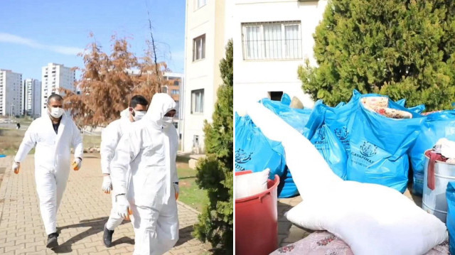 <p>Kayapınar ilçesi Talaytepe Mahallesi Sosyal Konutlar'daki 4 katlı binanın 2'nci katındaki daireden gelen kötü kokular üzerine çevredekiler, belediyeye ihbarda bulundu.</p>