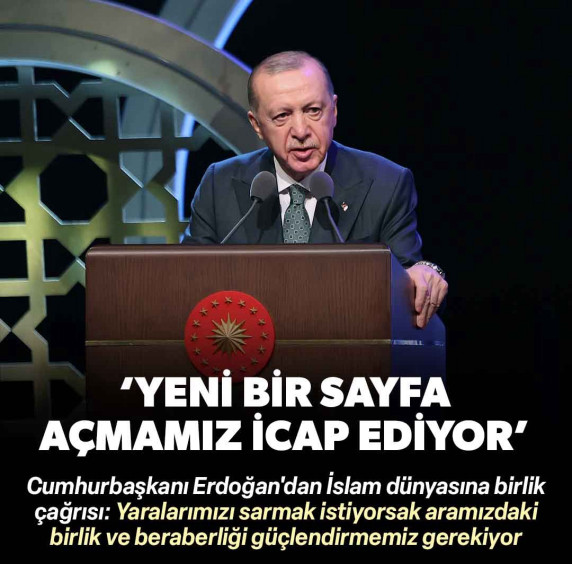 İslam dünyasına birlik çağrısı