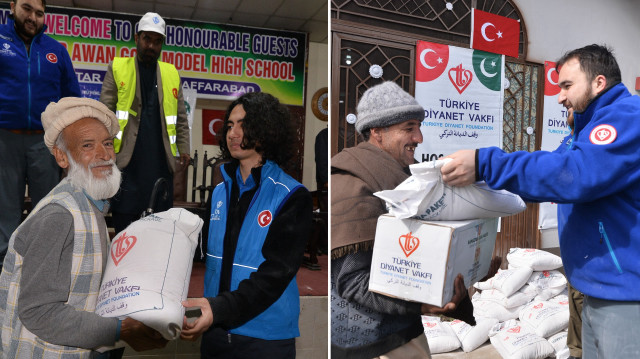 <p>Vakıftan yapılan açıklamaya göre, oyuncu Emre Üçtepe'nin de aralarında bulunduğu TDV görevli ve gönüllüleri, Pakistan'ın 22 şehrinde ramazan yardımlarını dağıttı.</p>