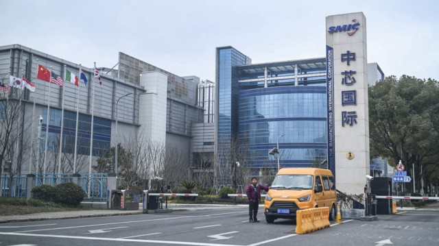 Des installations de SMIC (Semiconductor Manufacturing International Corporation) dans le district de Pudong à Shanghai, le 15 mars 2024.