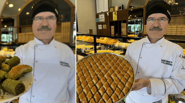 Baklavacılarda bayram telaşı yaşanıyor.