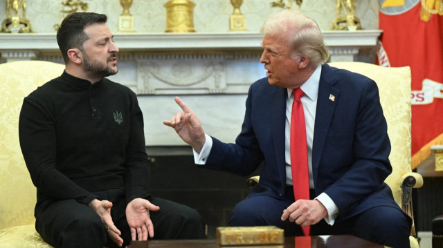 Donald Trump ile Volodimir Zelenski'nin Beyaz Saray'daki tartışması dünya çapında geniş yankı uyandırmıştı.