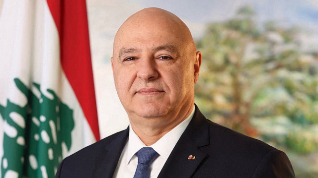 Le nouveau président libanais, Joseph Aoun, au palais présidentiel de Baabda, à l'est de Beyrouth, le 29 janvier 2025.
