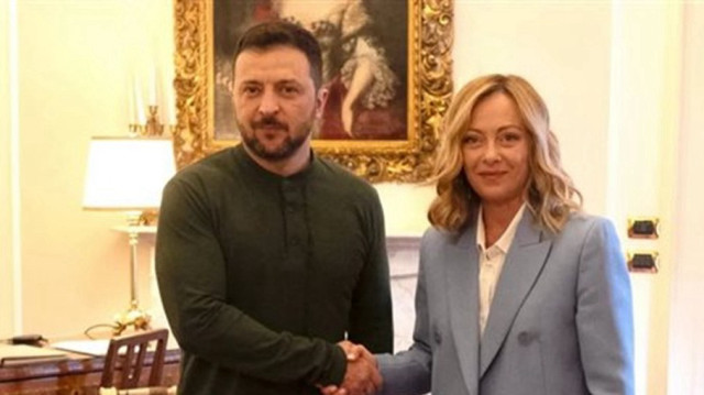 زيلينسكي وميلوني يبحثان سبل إنهاء الحرب في أوكرانيا