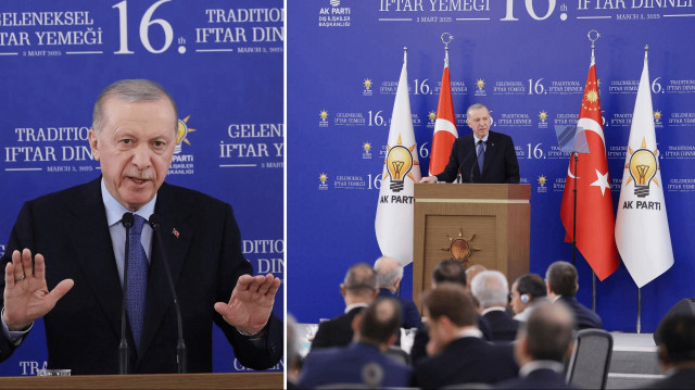 Cumhurbaşkanı ve AK Parti Genel Başkanı Recep Tayyip Erdoğan, AK Parti Kongre Merkezi'nde düzenlenen Geleneksel Büyükelçiler İftarı'na katılarak konuşma yaptı.