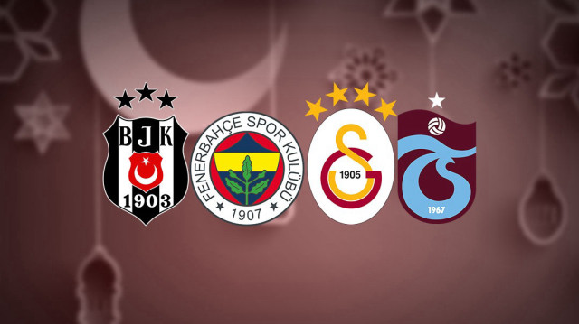 Süper Lig'de 4 büyük kulüp başta olmak üzere tüm kulüplerden bayram mesajları paylaşıldı.