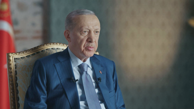 Le présidnet turc Recep Tayyip Erdogan, le 30 mars 2025.
