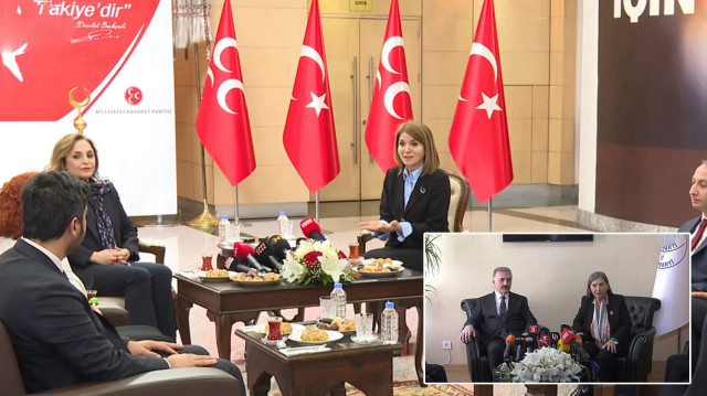 MHP ve DEM Parti arasında ilk bayramlaşma.
