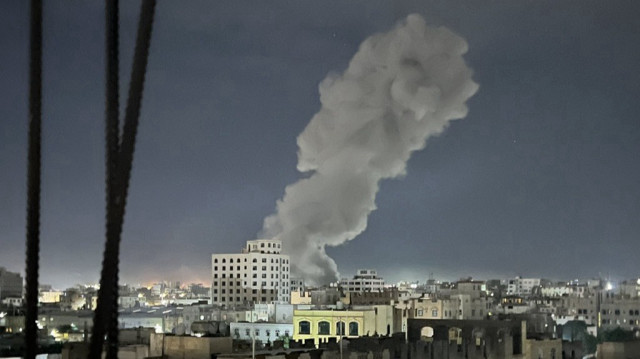 Bombardement américain sur Sanaa, le 28 mars 2025.