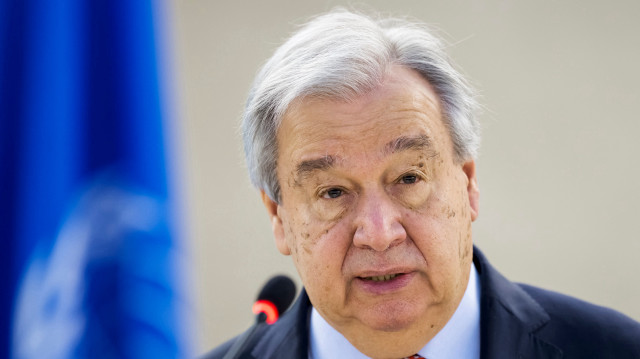 Le Secrétaire général des Nations Unies, Antonio Guterres, le 24 février 2025.