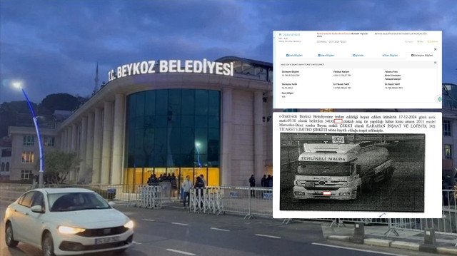 Beykoz Belediyesi'nin petrol tankeriyle gıda sevkiyatı yaptığı ortaya çıktı


