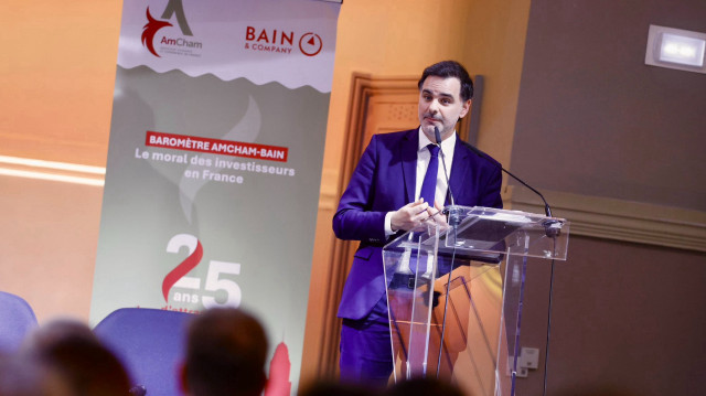 Le Ministre délégué du Commerce extérieur et des Français de l’étranger, Laurent Saint-Martin.