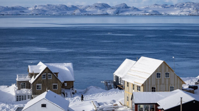 Une vue générale de la capitale Nuuk, au Groenland, le 4 mars 2025.