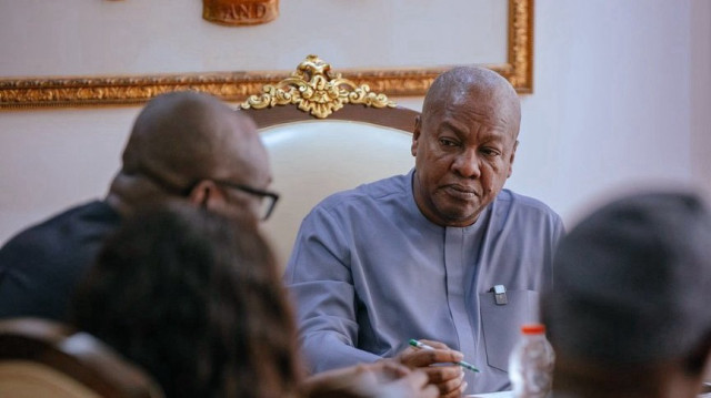 Le Président ghanéen, John Mahama.