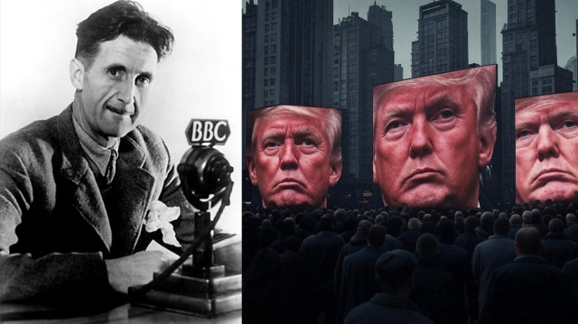 Depuis son entrée en politique, Donald Trump a redéfini la communication médiatique en manipulant le langage et les faits, rappelant ainsi l’univers totalitaire de 1984 d’Orwell.