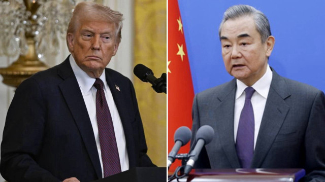 ABD Başkanı Donald Trump - Çin Dışişleri Bakanı Vang Yi.