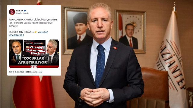 Halk TV ilahi söyleyen çocukları paylaşan Vali Gül'ü hedef aldı