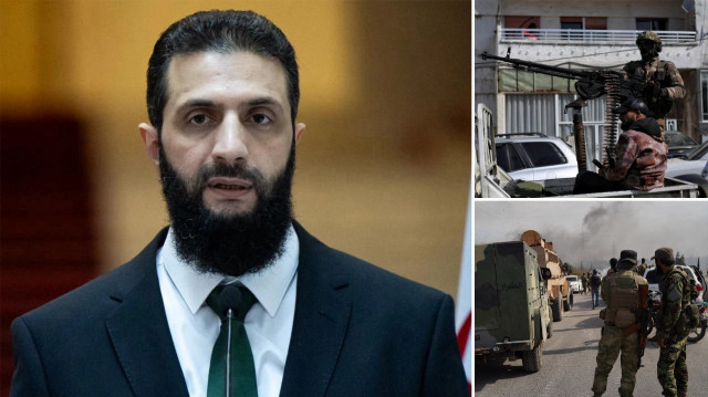 Ahmed Şara, Esed unsurlarına 'silah bırakma' çağrısı yaptı.