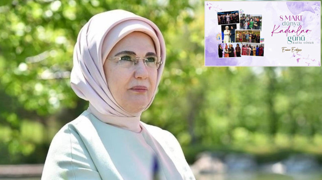 Emine Erdoğan'dan 8 Mart Dünya Kadınlar Günü mesajı.
