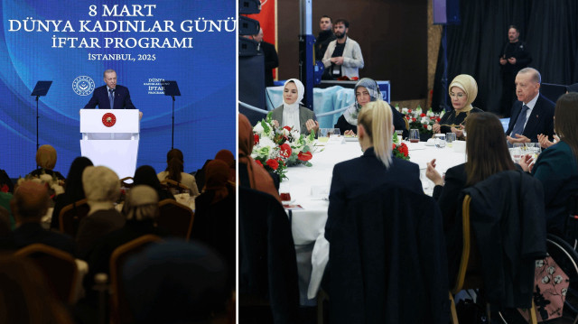 Cumhurbaşkanı Recep Tayyip Erdoğan, Haliç Kongre Merkezi'nde 8 Mart Dünya Kadınlar Günü İftar Programı'na katıldı. Cumhurbaşkanı Erdoğan, programda konuşma yaptı.