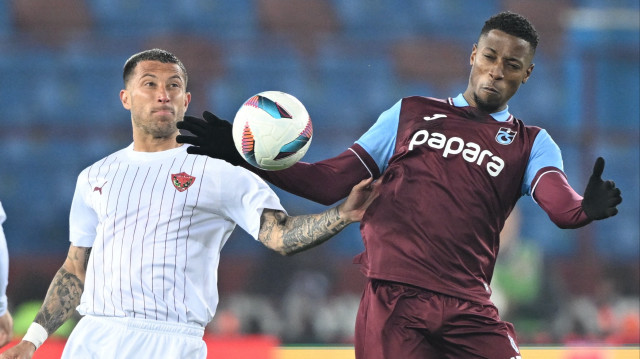 Trabzonspor - Hatayspor maçından kare.