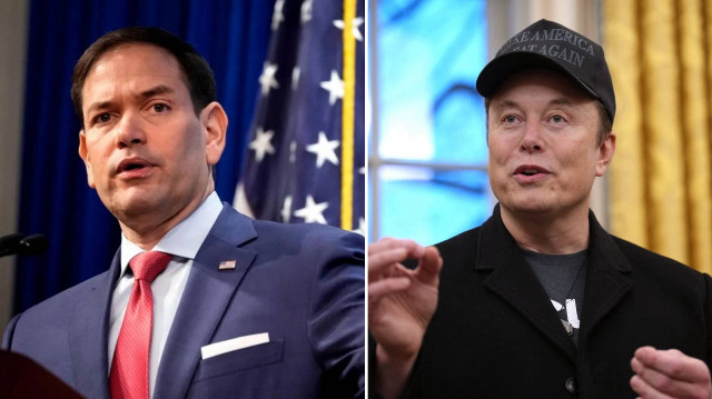 ABD Dışişleri Bakanı Marco Rubio, iş adamı Elon Musk.