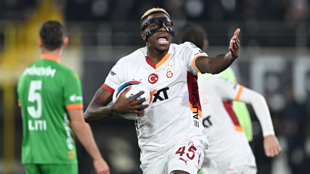 Osimhen'in gol sevinci.
