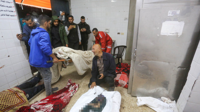 L'armée israélienne a mené une attaque contre la région d'Az-Zawaida, située dans le centre de Gaza, le deuxième jour de l'Aïd al-Fitr, le 31 mars 2025.
