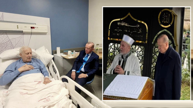 Cumhurbaşkanı Recep Tayyip Erdoğan, 47 yıllık yol arkadaşı Burhan Abiş'i son yolculuğuna uğurladı.