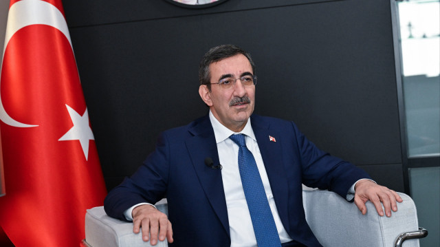 Le vice-président turc Cevdet Yilmaz, à Ankara, le 27 mars 2025.