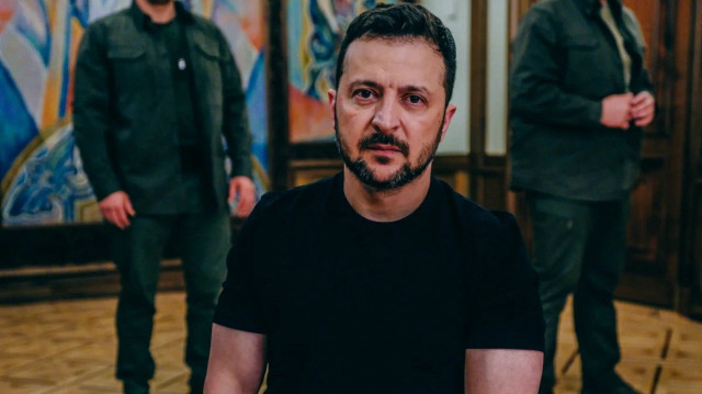 Le Président ukrainien Volodymyr Zelensky.