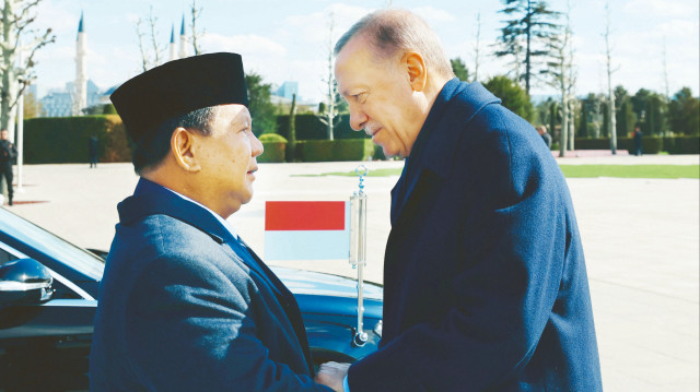 Endonezya Cumhurbaşkanı Prabowo Subianto - Cumhurbaşkanı Recep Tayyip Erdoğan