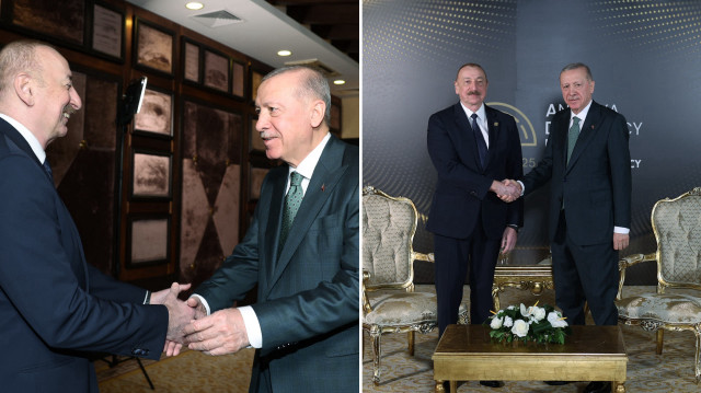 Azerbaycan Cumhurbaşkanı İlham Aliyev, Cumhurbaşkanı Recep Tayyip Erdoğan.