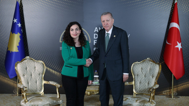 أردوغان يلتقي رئيسة كوسوفو