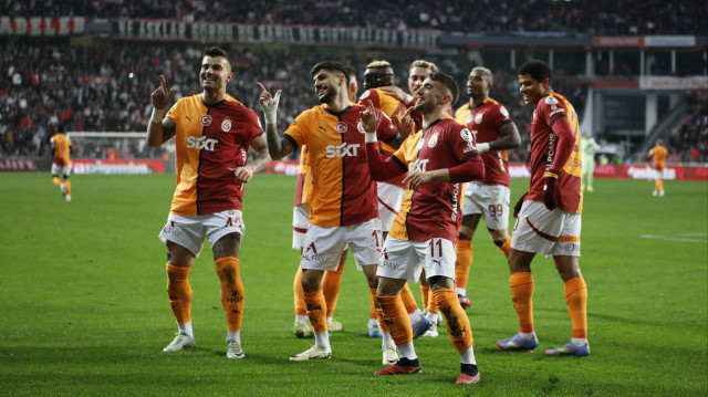 Galatasaraylı oyuncuların gol sevinçleri