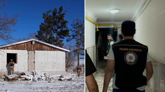 Erzurum'da göçmen kaçakılığı