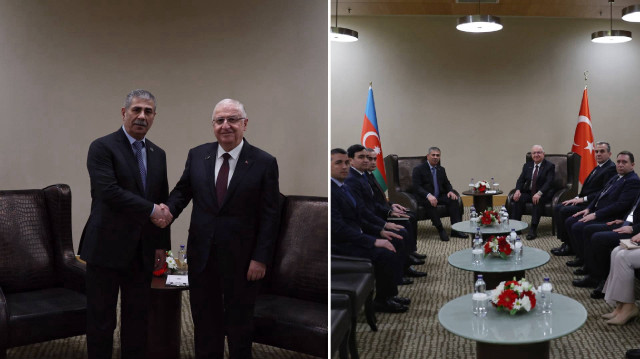 Millî Savunma Bakanı Yaşar Güler, Azerbaycan Savunma Bakanı Zakir Hasanov